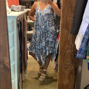 Women’s Boho style V neck tent dress